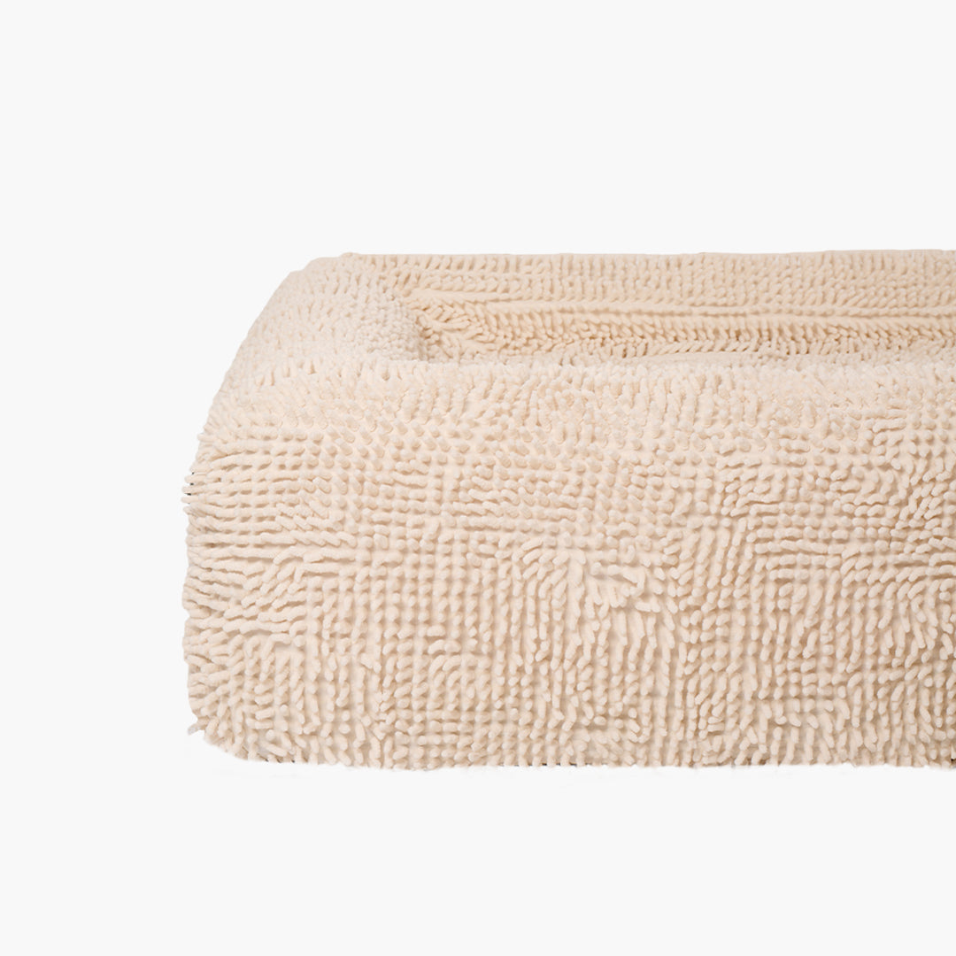 Orthopedic Memory Foam Dog Bed - Cream (Large)