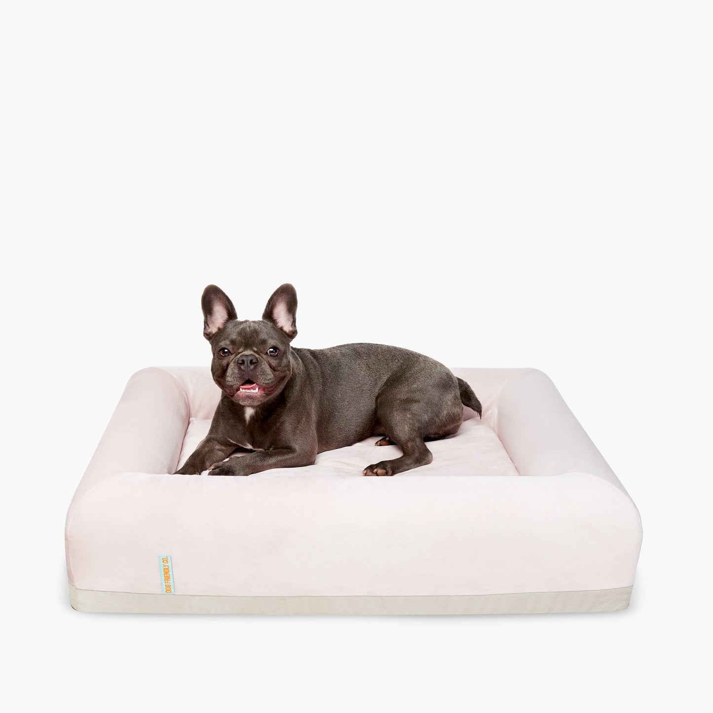 Orthopedic Memory Foam Dog Bed - Pink (Large)