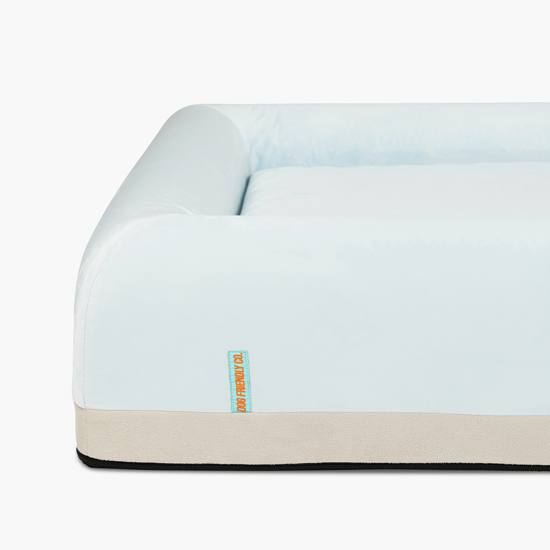 Orthopedic Memory Foam Dog Bed - Sky Blue (Medium)